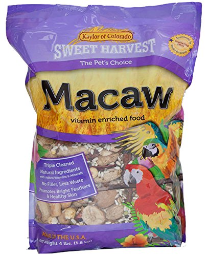 Sweet harvest macaw bird food